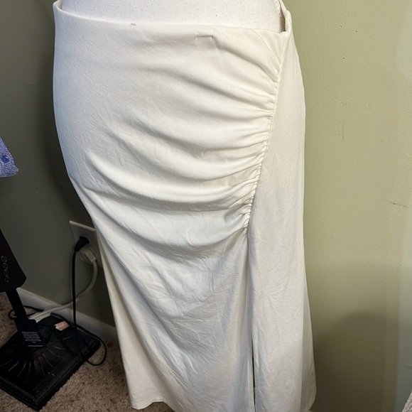 Artizia wildfred vespa skirt ruched midi skirt with a thigh slit - Picture 8 of 9